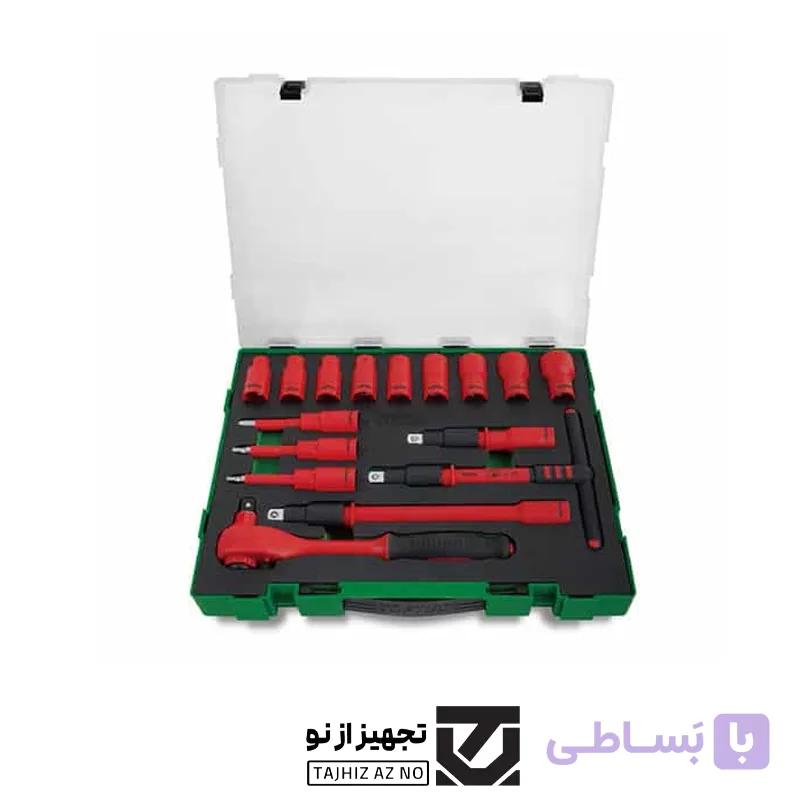 جعبه بکس 16 پارچه 1/2 ضدجرقه تاپ تول — تصویر 1