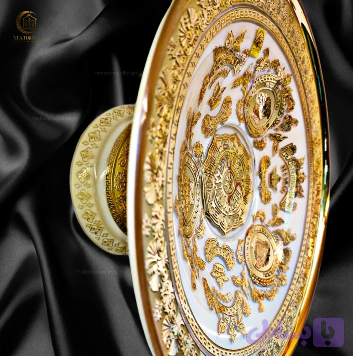 سرویس پذیرایی 4 تکه طلاکوب Petter Crystal Versace