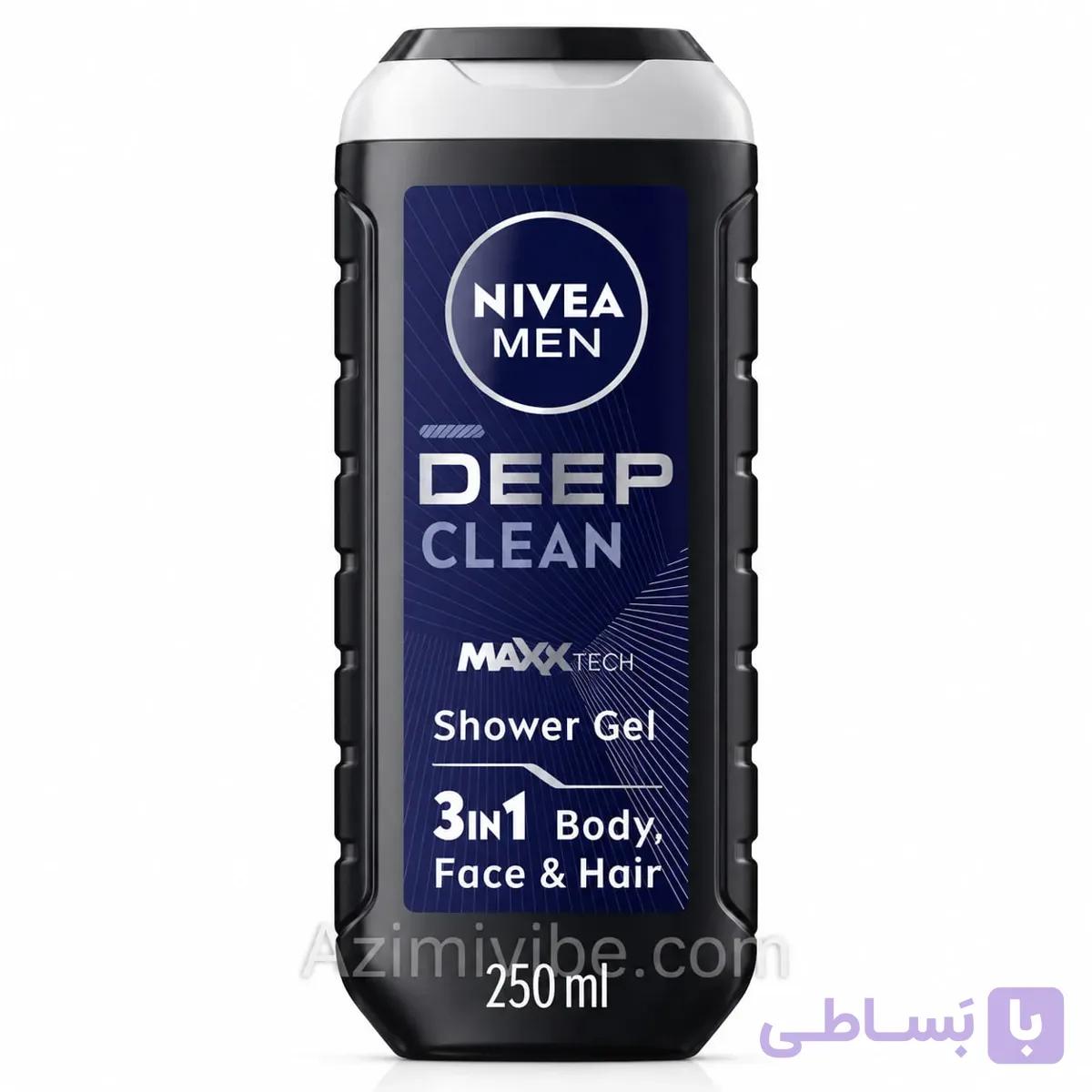 شامپو بدن مردانه نیوآ مدل Deep Clean — تصویر 1