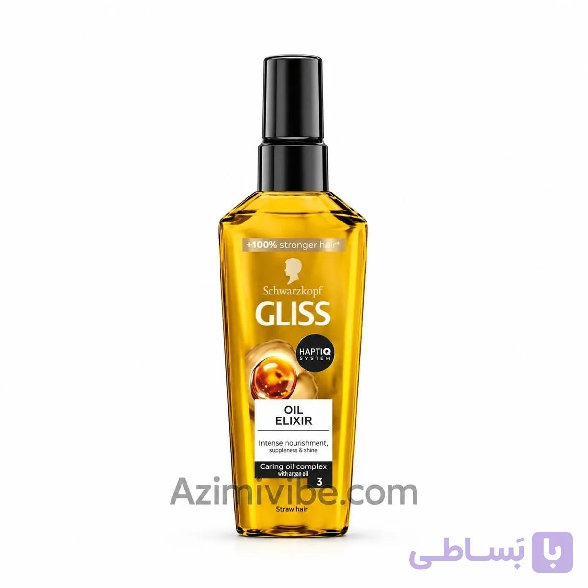 روغن مو آرگان گلیس مدل Oil Elixir — تصویر 1