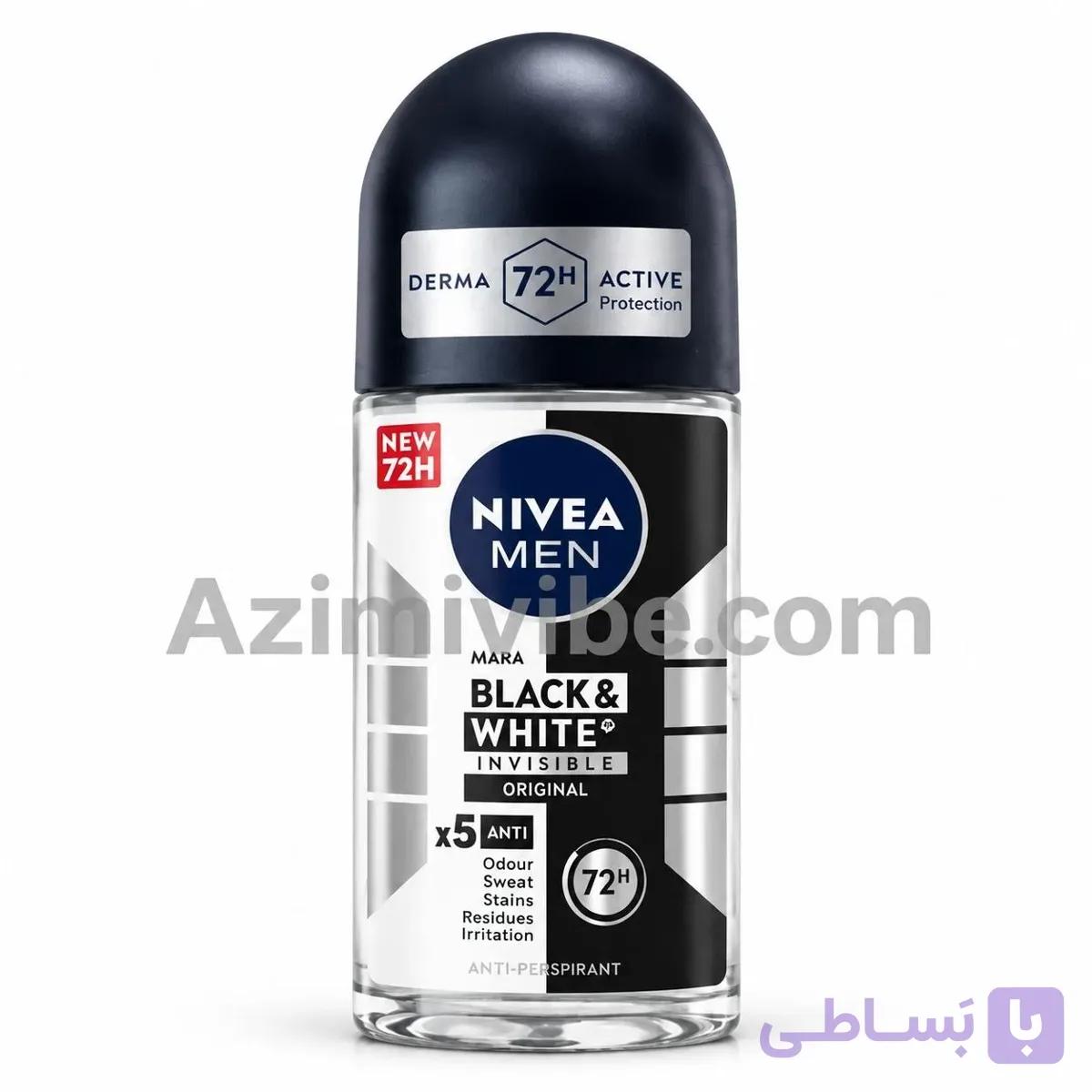 رول ضد تعریق مردانه نیوآ بلک اند وایت — تصویر 1