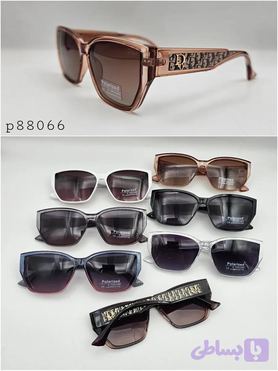 عینک آفتابی زنانه پلاریزه کائوچو دیور Dior مدل 88066