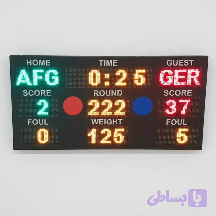اسکوربورد ورزشی چند منظوره دیجیتال مدل KS2M — تصویر 1