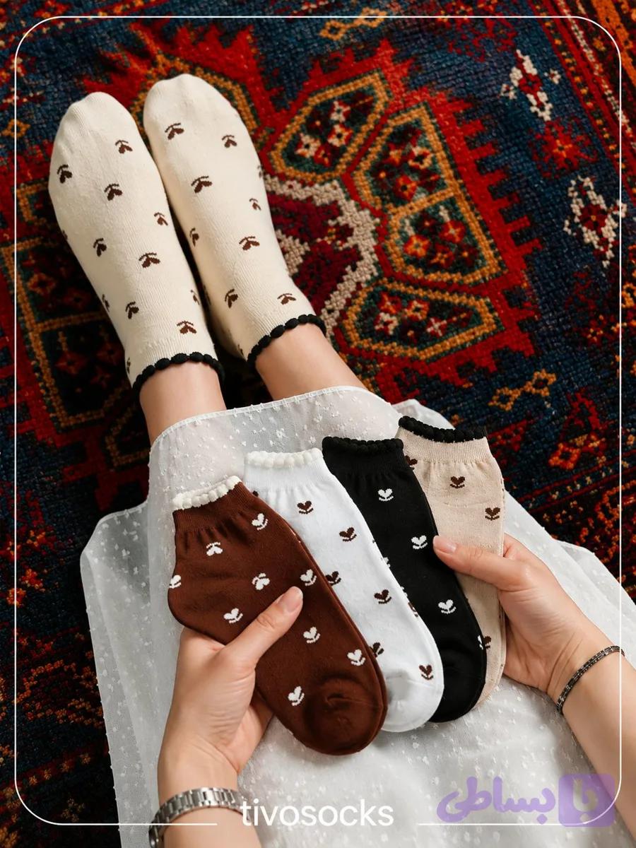 طرح قلب گلدار❣️