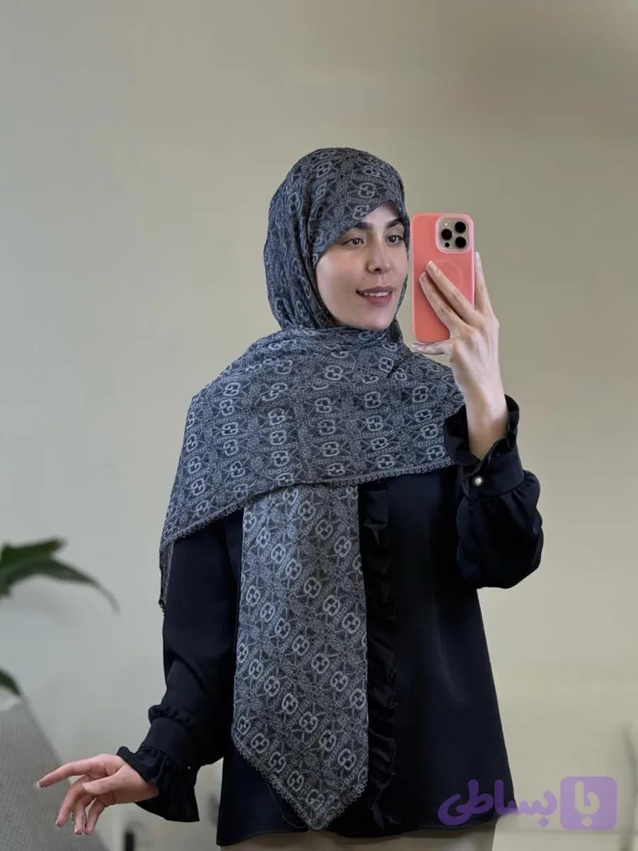 روسری حریر مجلسی
