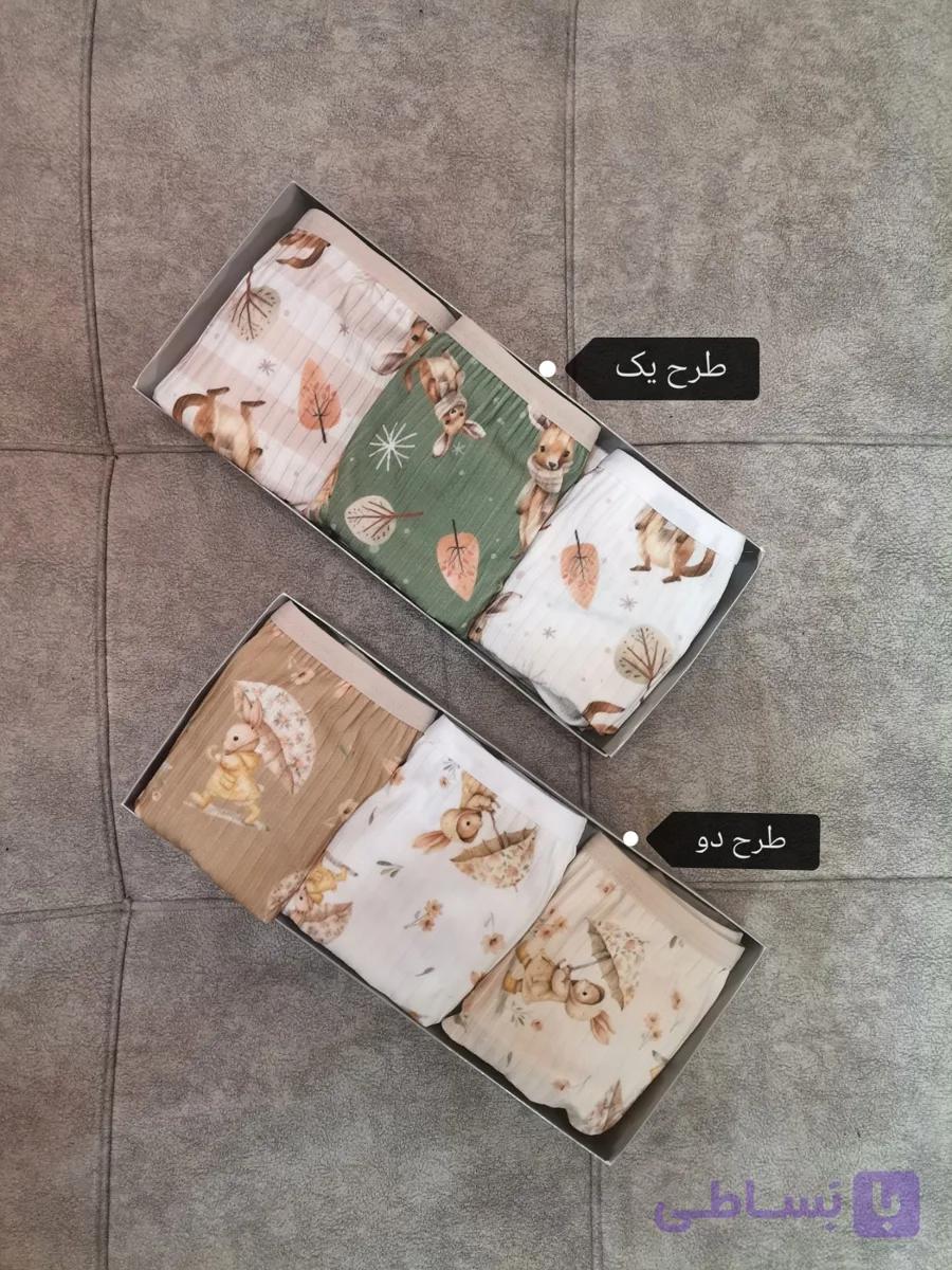شورت زنانه راحتی - پک 3عددی سایز 2XL