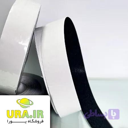 ترمز پله سمباده ای سیلیسی پشت چسب دار مشکی (عرض 5 سانت - رول 25 متری) کد U982
