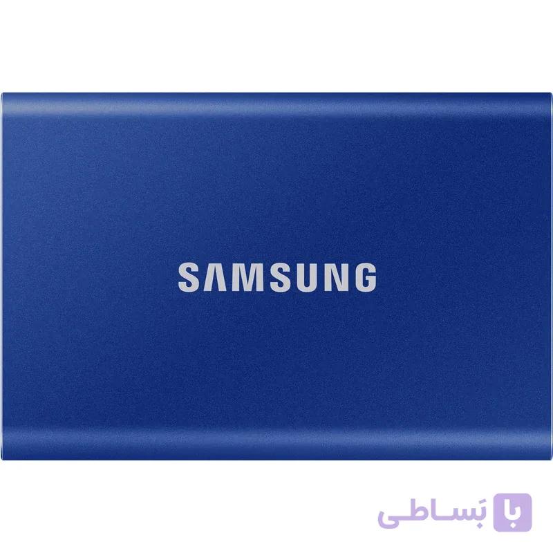 اس اس دی اکسترنال سامسونگ مدل T7 ظرفیت 2 ترابایت آبی رابط USB 3.2 Gen2 — تصویر 1