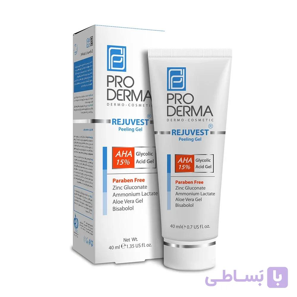 ژل لایه بردار پرودرما حاوی 15% AHA
