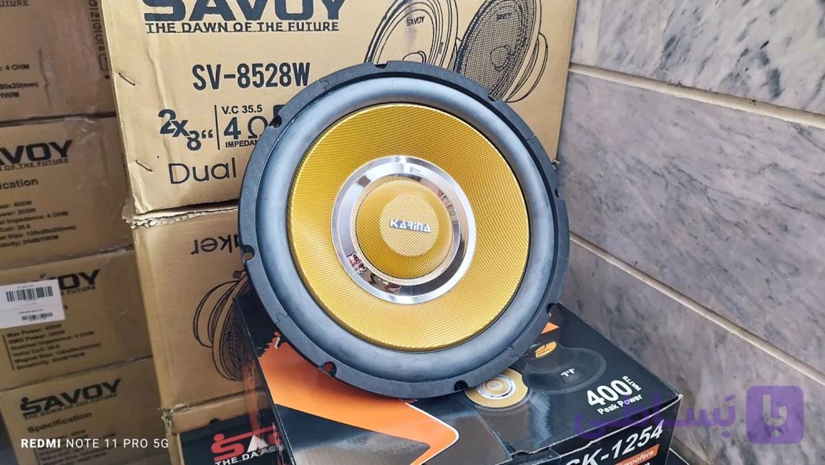 ساب ووفر کارینا مدل SK1254 قدرت 200 وات — تصویر 1