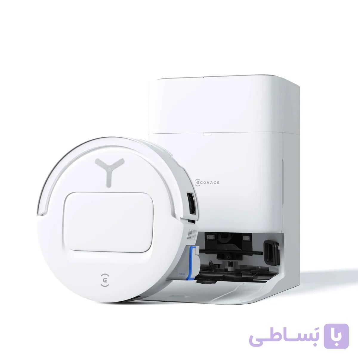 جارو رباتیک و تی‌کش هوشمند اکووکس مدل DEEBOT T80 OMNI White — تصویر 1