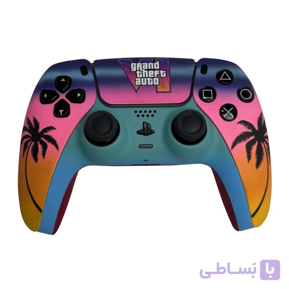 دسته بازی دوال سنس ریفر کاستوم برای ps5 طرح Grand Theft Auto