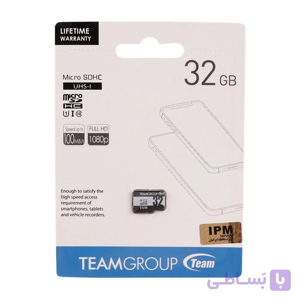 کارت حافظه TeamGroup microSDHC ظرفیت 32 گیگابایت — تصویر 1