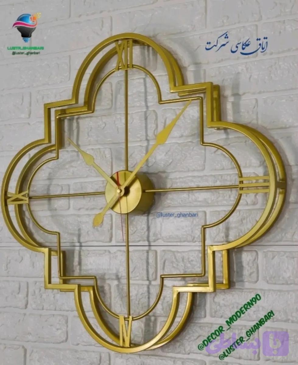 ساعت طرح لوزی مدرن