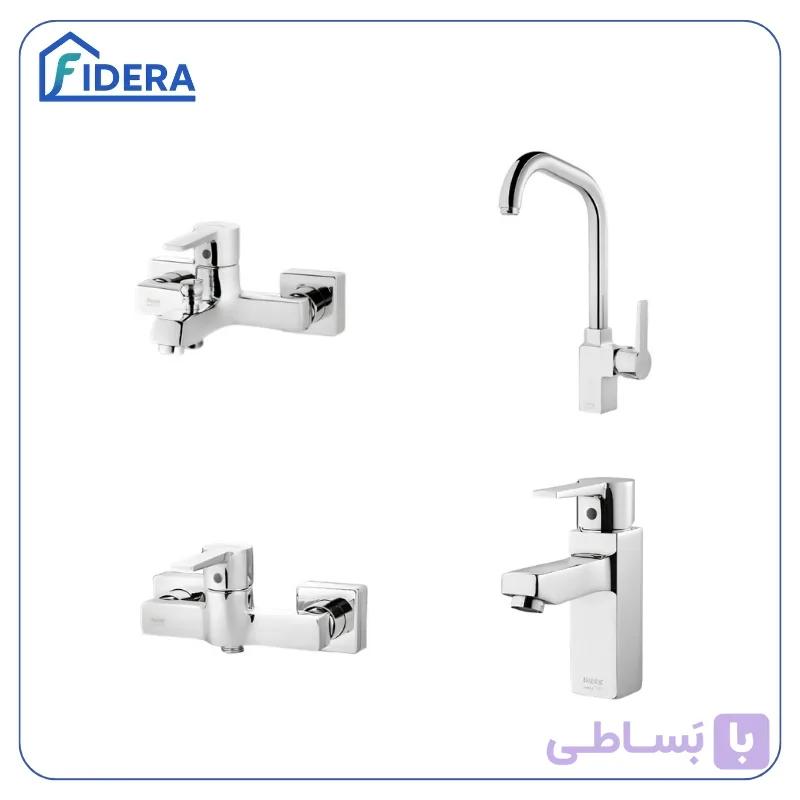 ست شیرآلات پادرا مدل نووا – کروم — تصویر 1