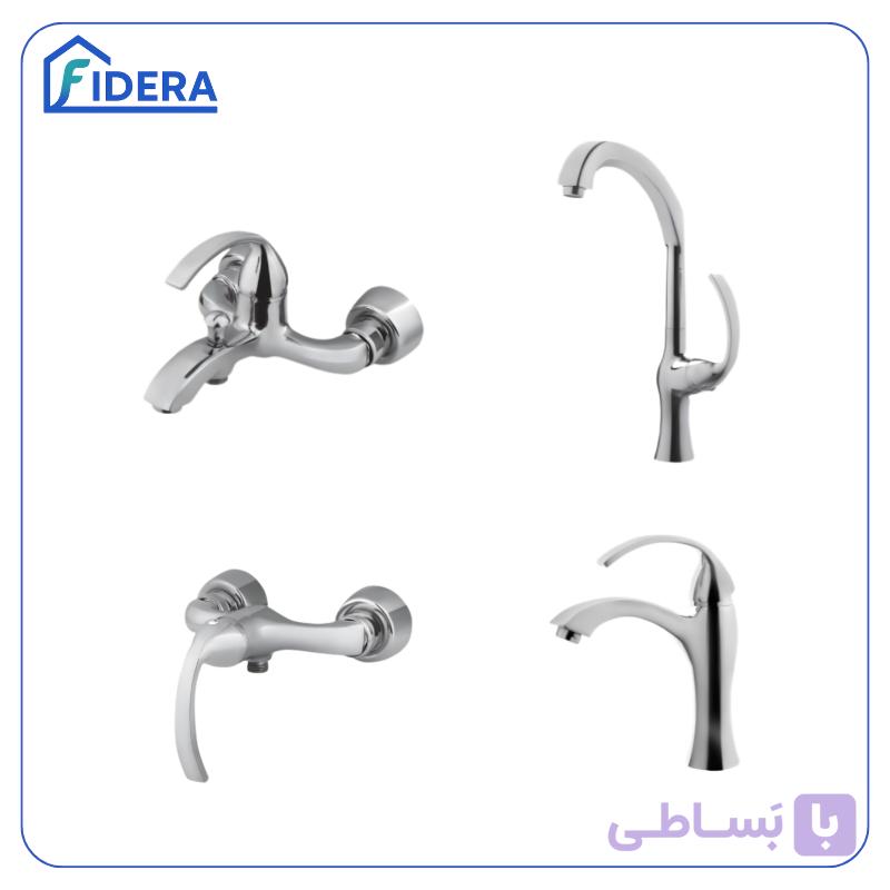 ست شیرآلات اوج مدل ایوانو – کروم مات — تصویر 1