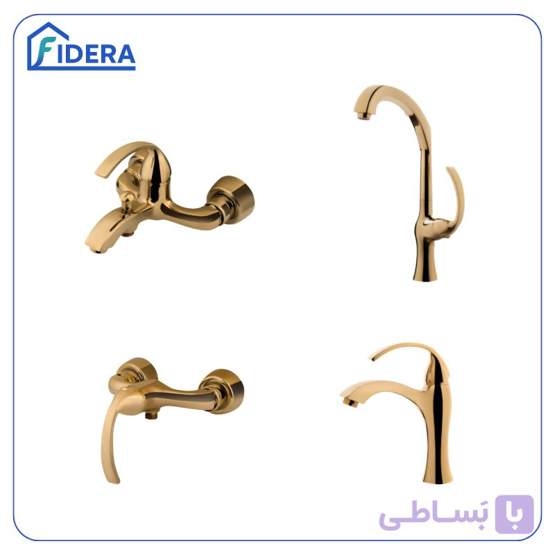ست شیرآلات اوج مدل ایوانو – طلایی — تصویر 1