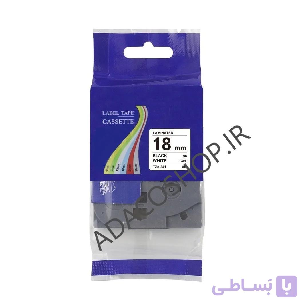 برچسب پرینتر لیبل زن برادر مدل TZE-241 بسته ۱۶ عددی — تصویر 1