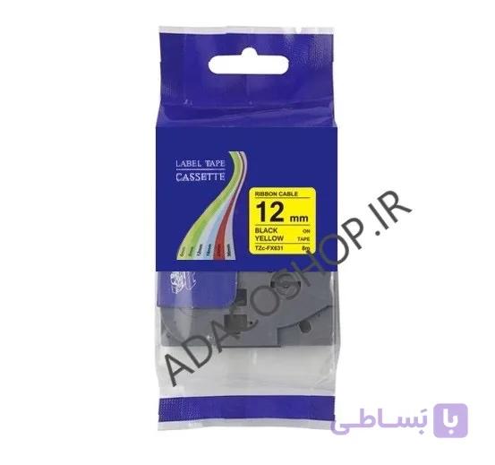 برچسب پرینتر لیبل زن برادر مدل TZE-FX631 بسته ۱۰ عددی — تصویر 1