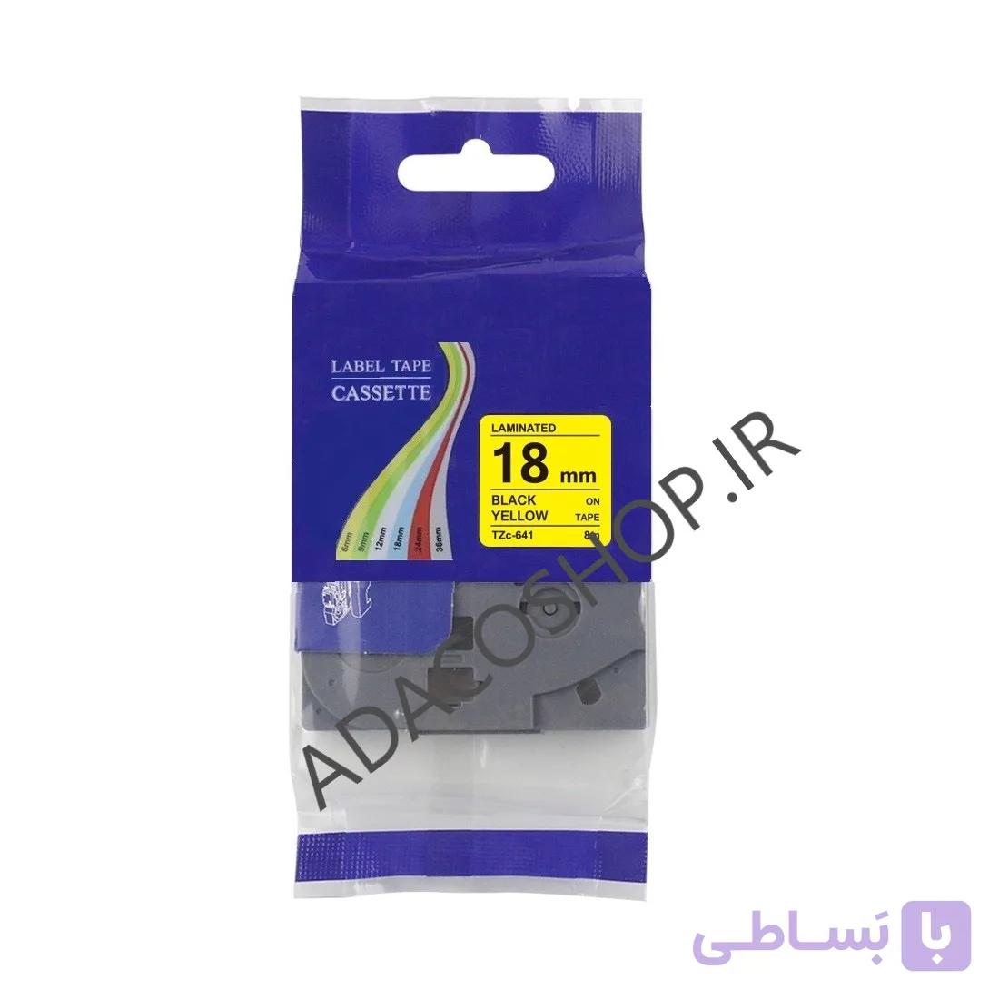 برچسب پرینتر لیبل زن برادر مدل TZE-641 بسته ۱۶ عددی — تصویر 1