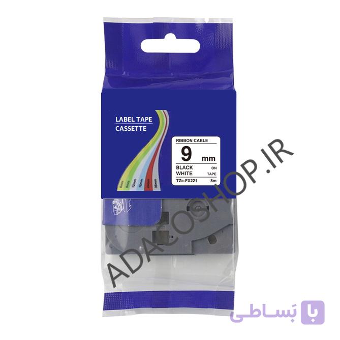 برچسب پرینتر لیبل زن برادر مدل TZE-FX221 بسته ۱۰ عددی — تصویر 1
