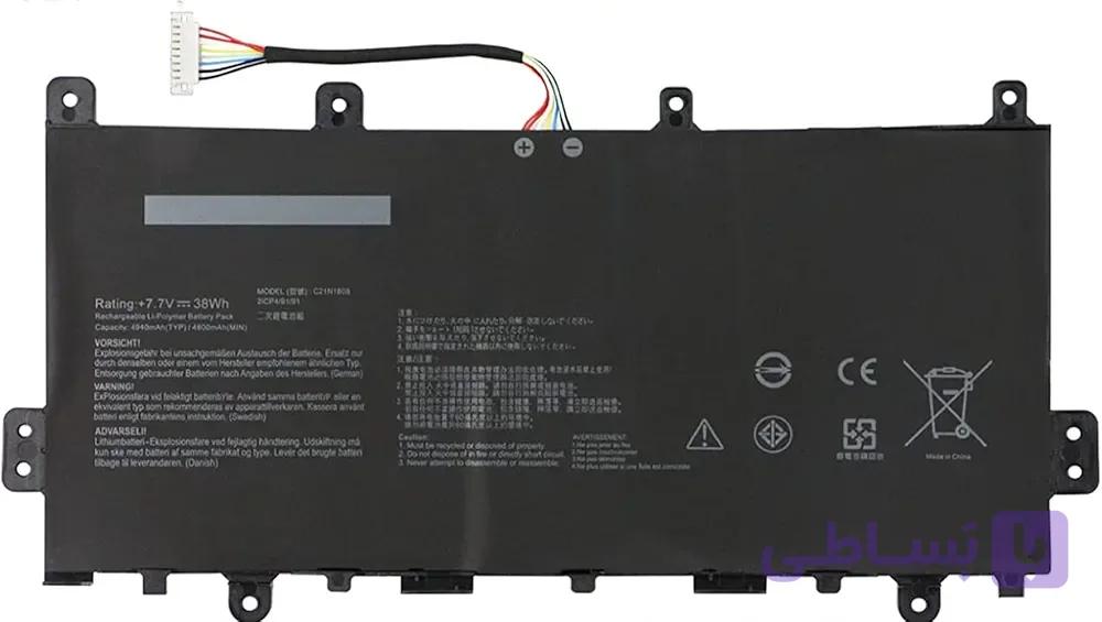 باتری لپ‌تاپ مدل C21N1808 7.7V