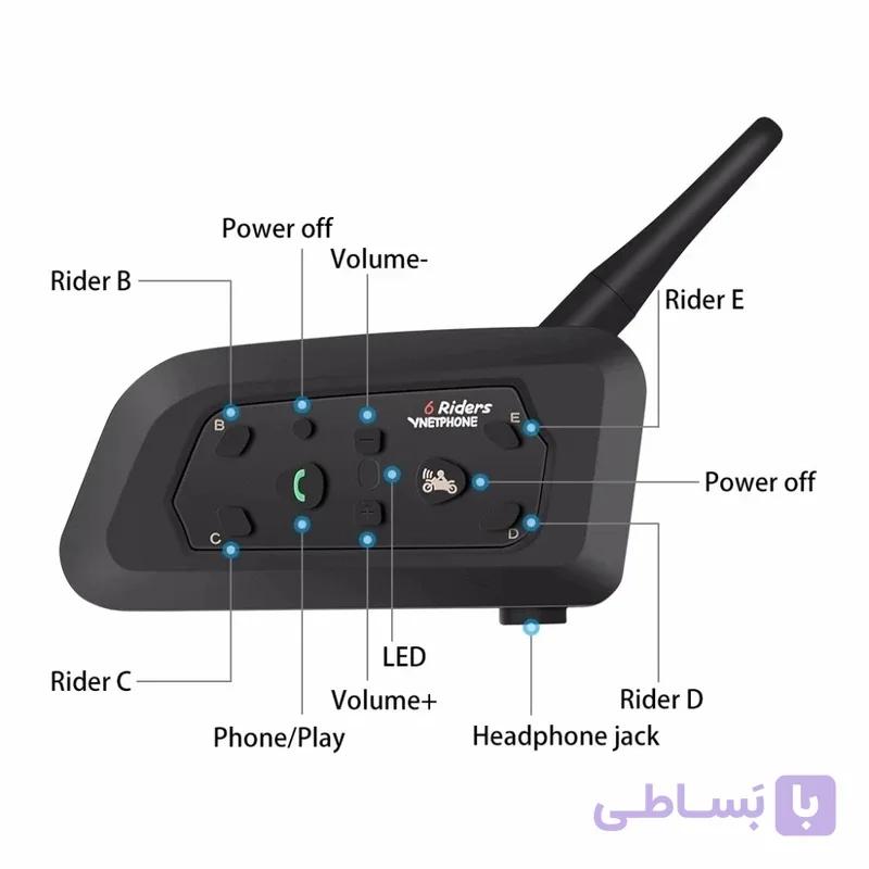 هدست کلاه کاسکت V6