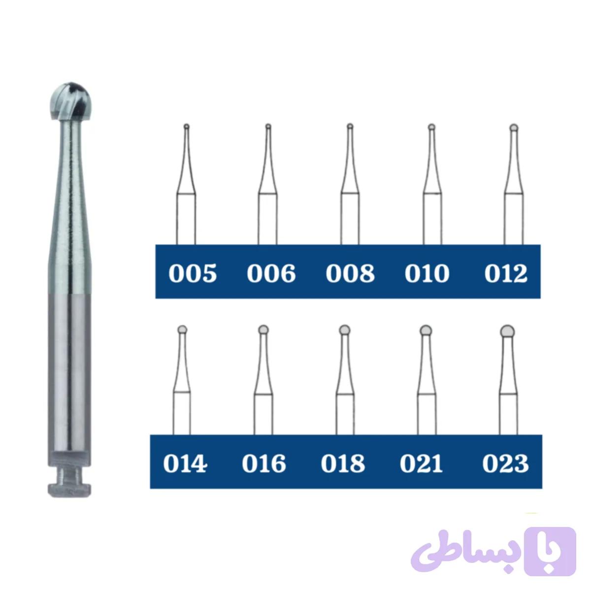 فرز دندانپزشکی کارباید روند آنگل کوتاه دیا ایتالی DIA ITAL کد C1 RA