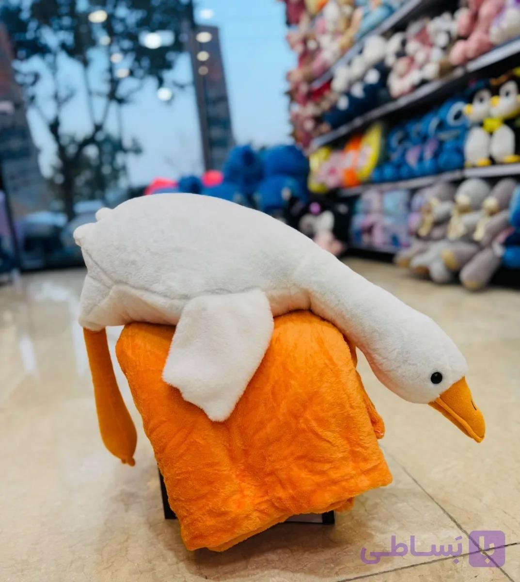 عروسک پتو بالشتی مدل غاز