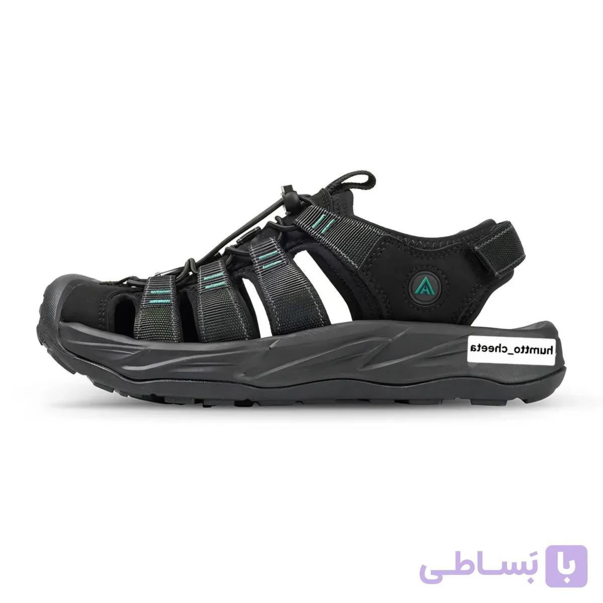 صندل زنانه هامتو مدل هوکا مشکی760289B-1 — تصویر 1