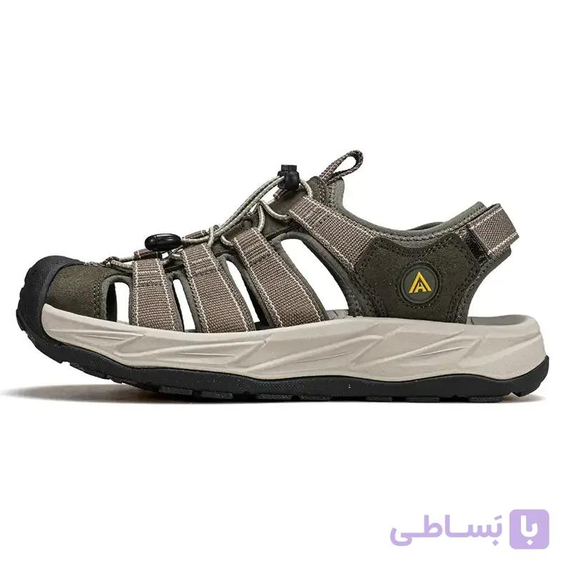 صندل مردانه هامتو مدل هوکا سبز 760289A-3 — تصویر 1