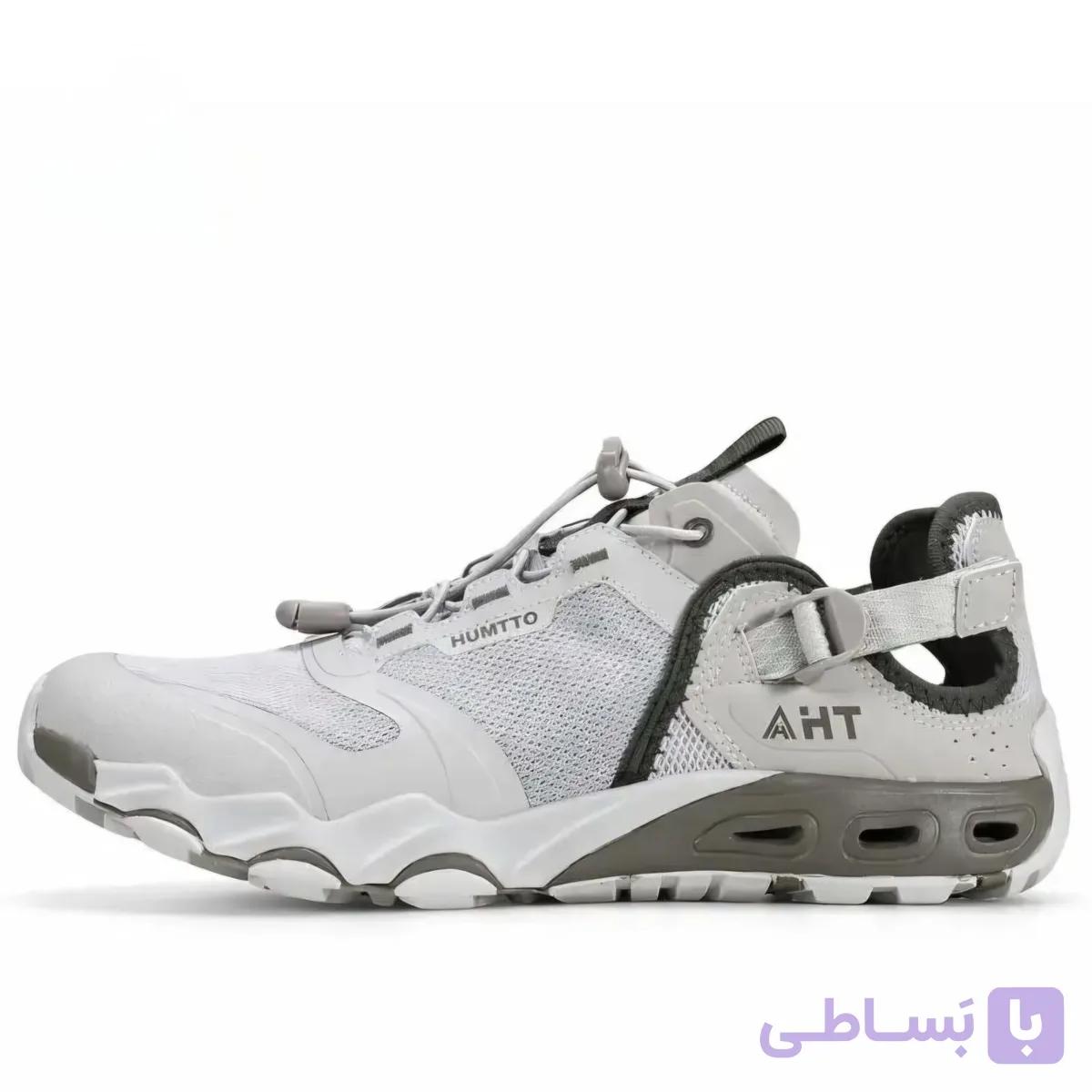 صندل زنانه هامتو مدل سبز طوسی630551B-15 — تصویر 1