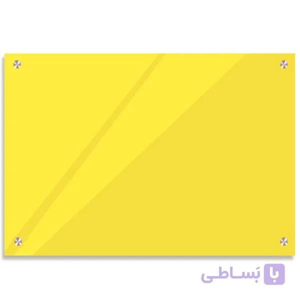 تخته وایت برد شیشه‌ ای عکسنگ مدل LACOBEL-12060 سایز 120×60 سانتی متر — تصویر 1