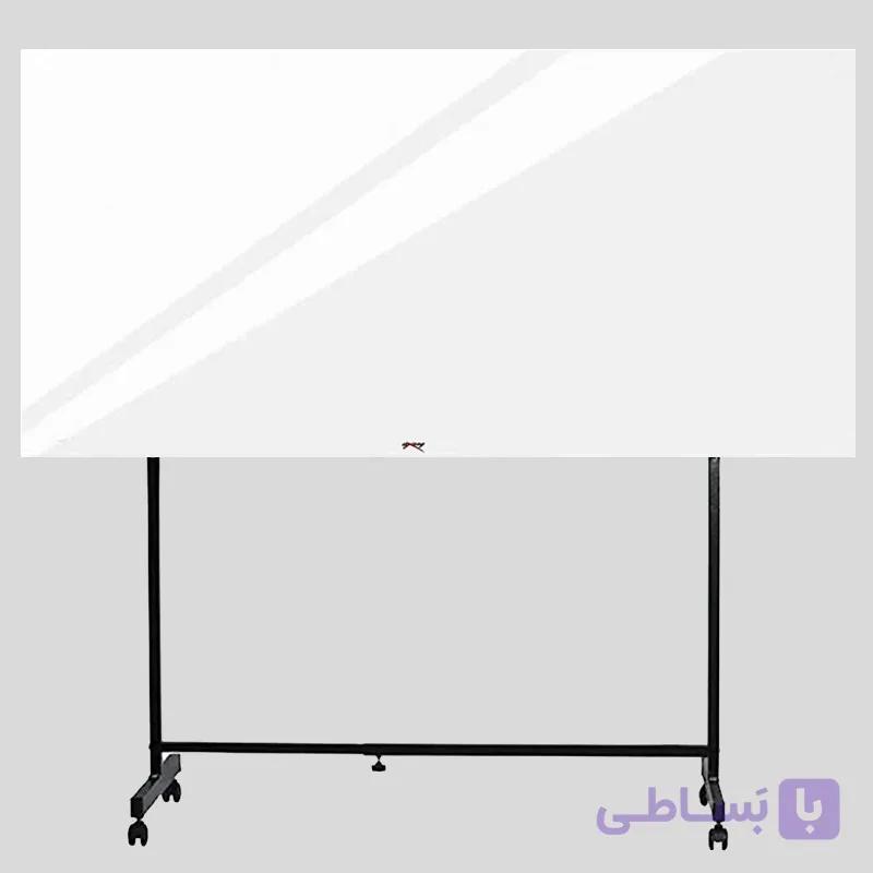تخته وایت‌ برد شیشه‌ ای عکسنگ مدل P1890 سایز 180×90 سانتی متر به همراه پایه نگهدارنده — تصویر 1