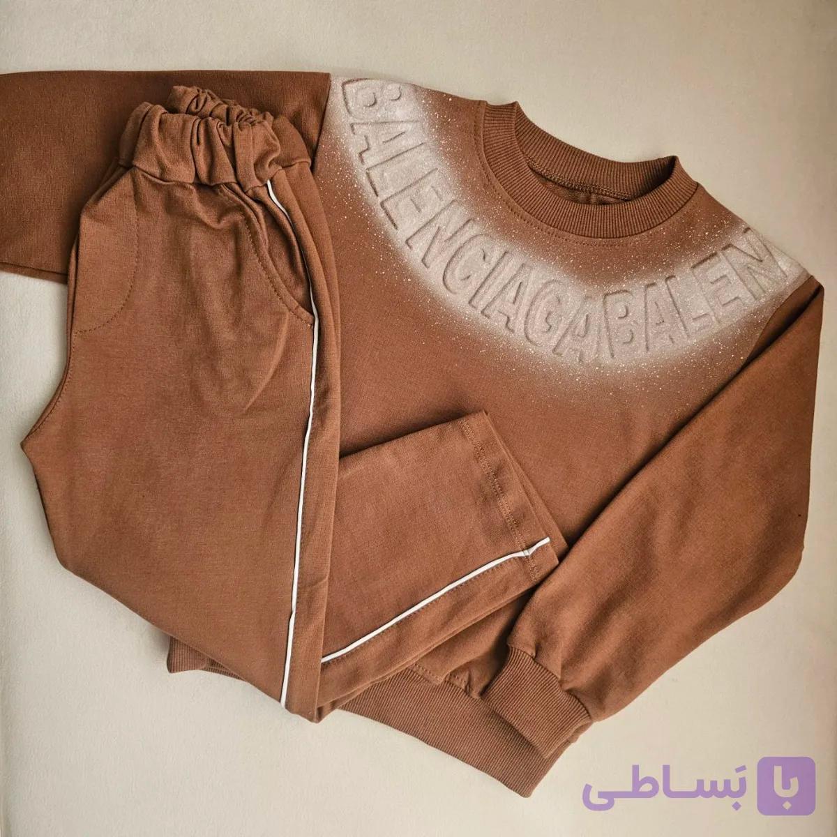 ست بلوز و شلوار پسرانه نخ پنبه (طرح Balenciaga)