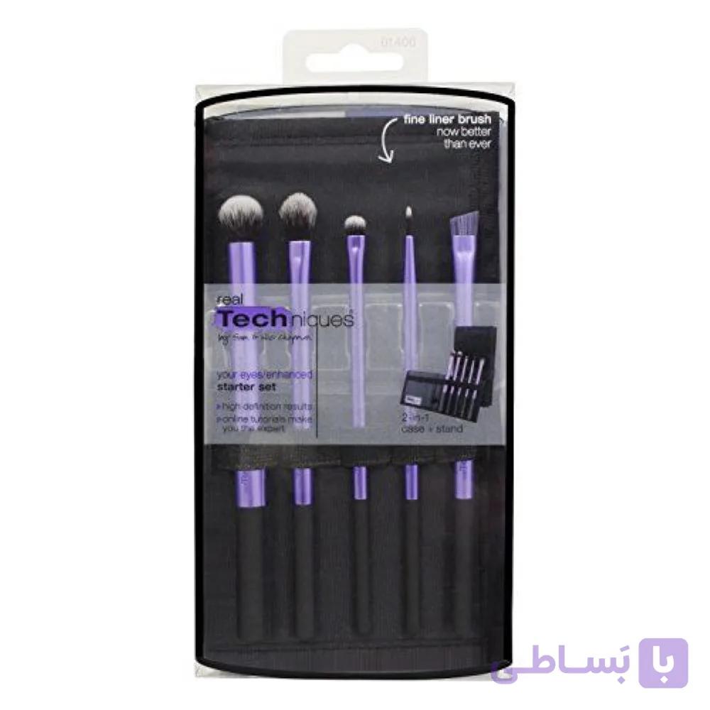 ست براش ریل تکنیک Starter پنج‌تکه کیف‌دار | Real Techniques Starter Set — تصویر 1