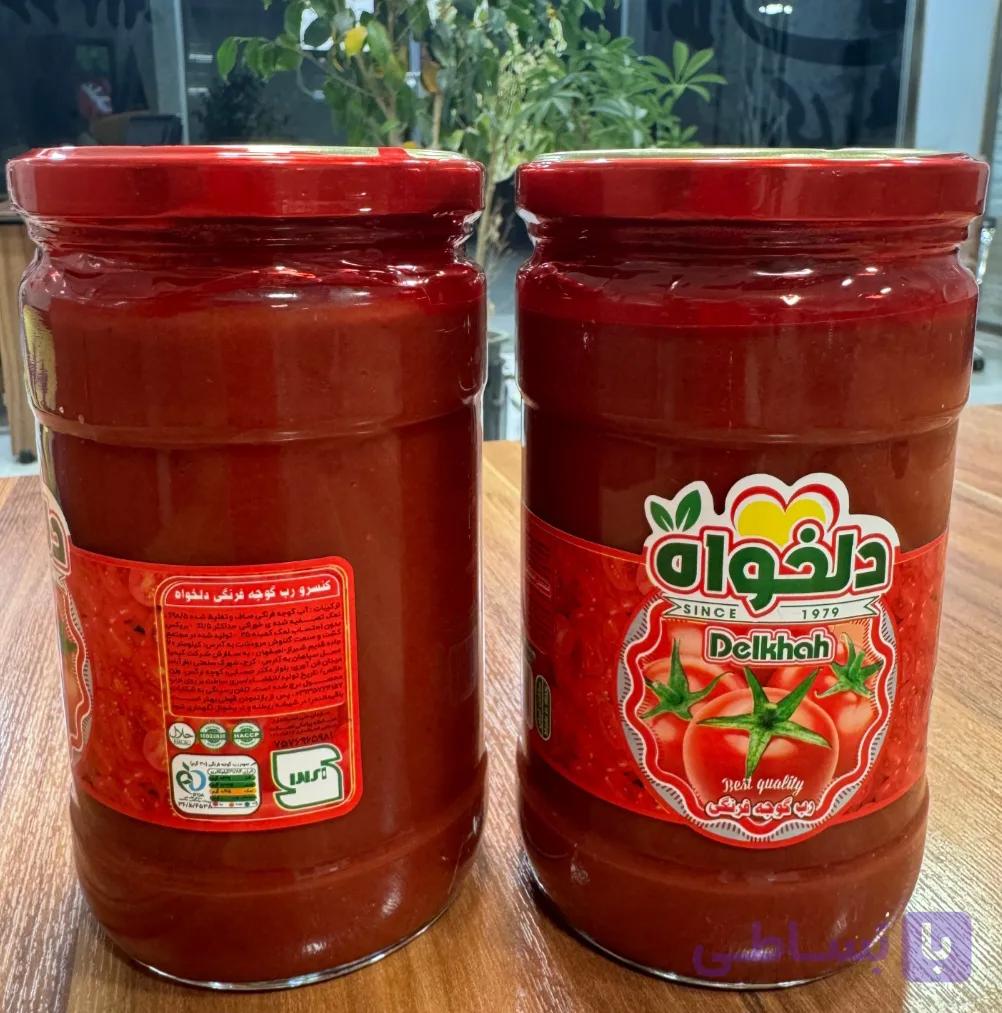 رب گوجه فرنگی مرغوب و خوش رنگ و طعم