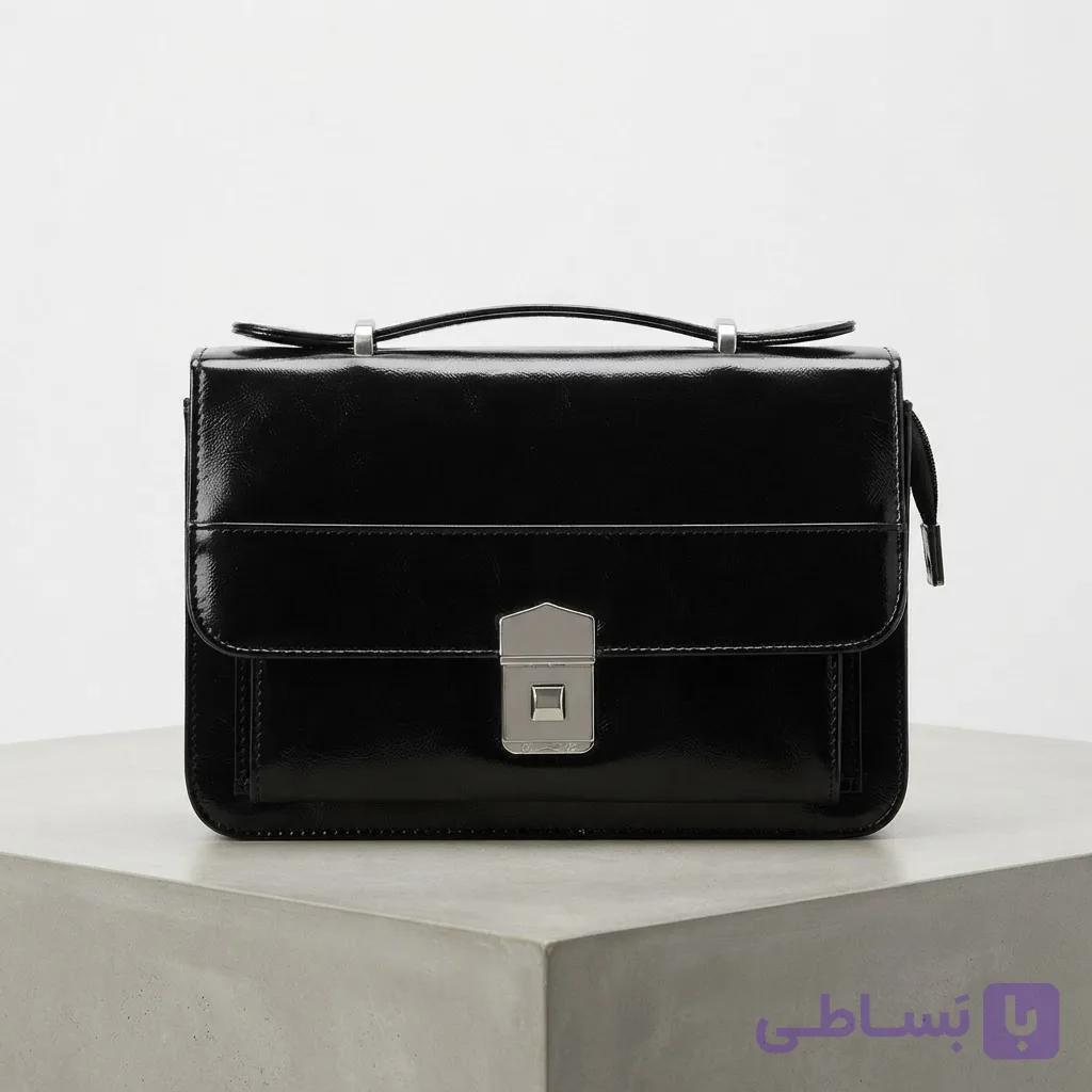کیف پاسپورتی رمزدار چرم مصنوعی کد KD-104