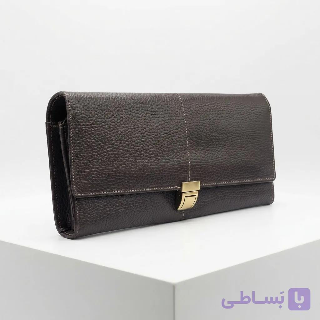 کیف دستی سه لت چرم طبیعی کد KD-109