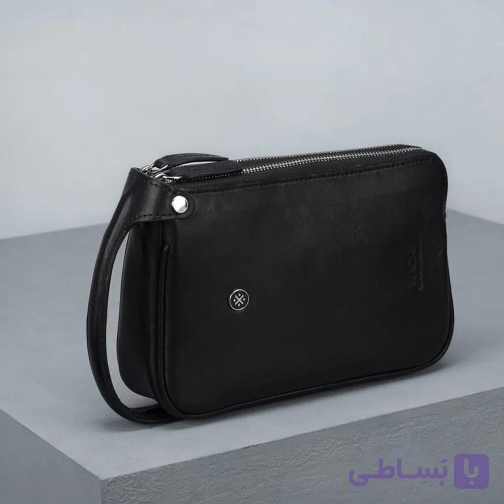 کیف دستی پاسپورتی چرم طبیعی کد KD-112