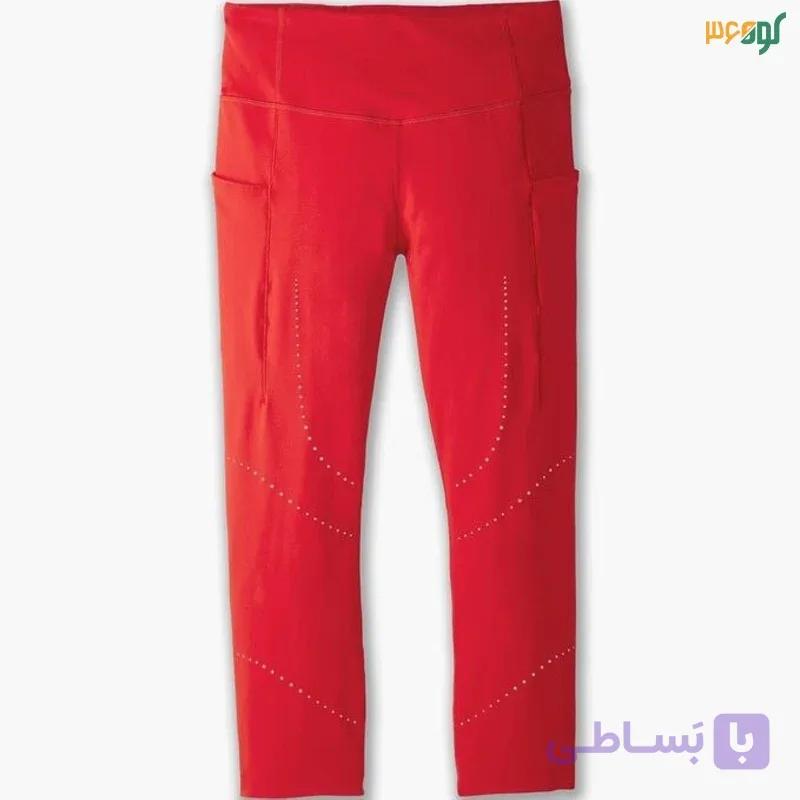 لگ ورزشی زنانه بروکس Brooks Method 34 Tight قرمز — تصویر 1
