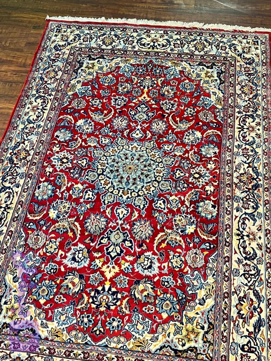 زر و نیم اصفهان چله ابریشم نقشه لچک ترنج