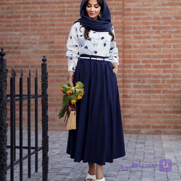 ست شومیز دامن قلب — تصویر 1