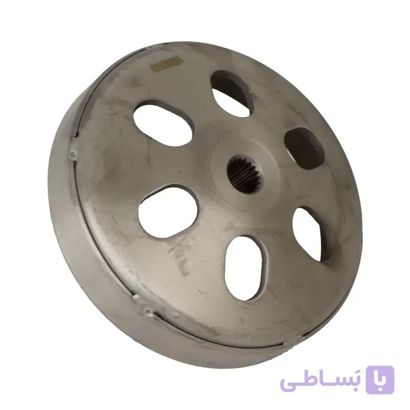 درب (کاسه) کلاچ عقب موتورسیکلت کلیک و ایروکس — تصویر 1