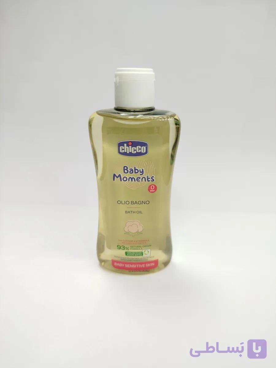 روغن بدن چیکو Chicco پنبه دانه 93% olio bagno ارگانیک حجم 200 میل