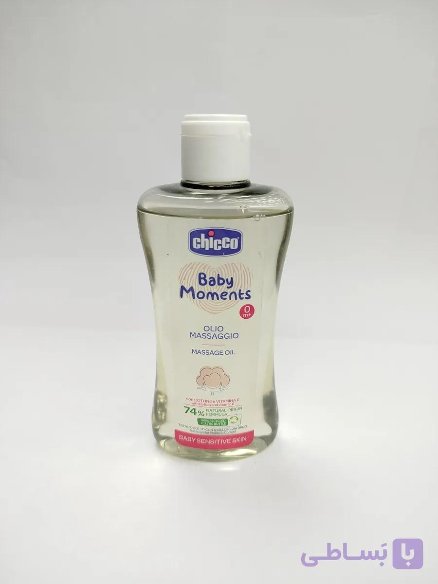 روغن ماساژ کودک چیکو مدل Sensitive Skin 74 حجم 200 میلی لیتر