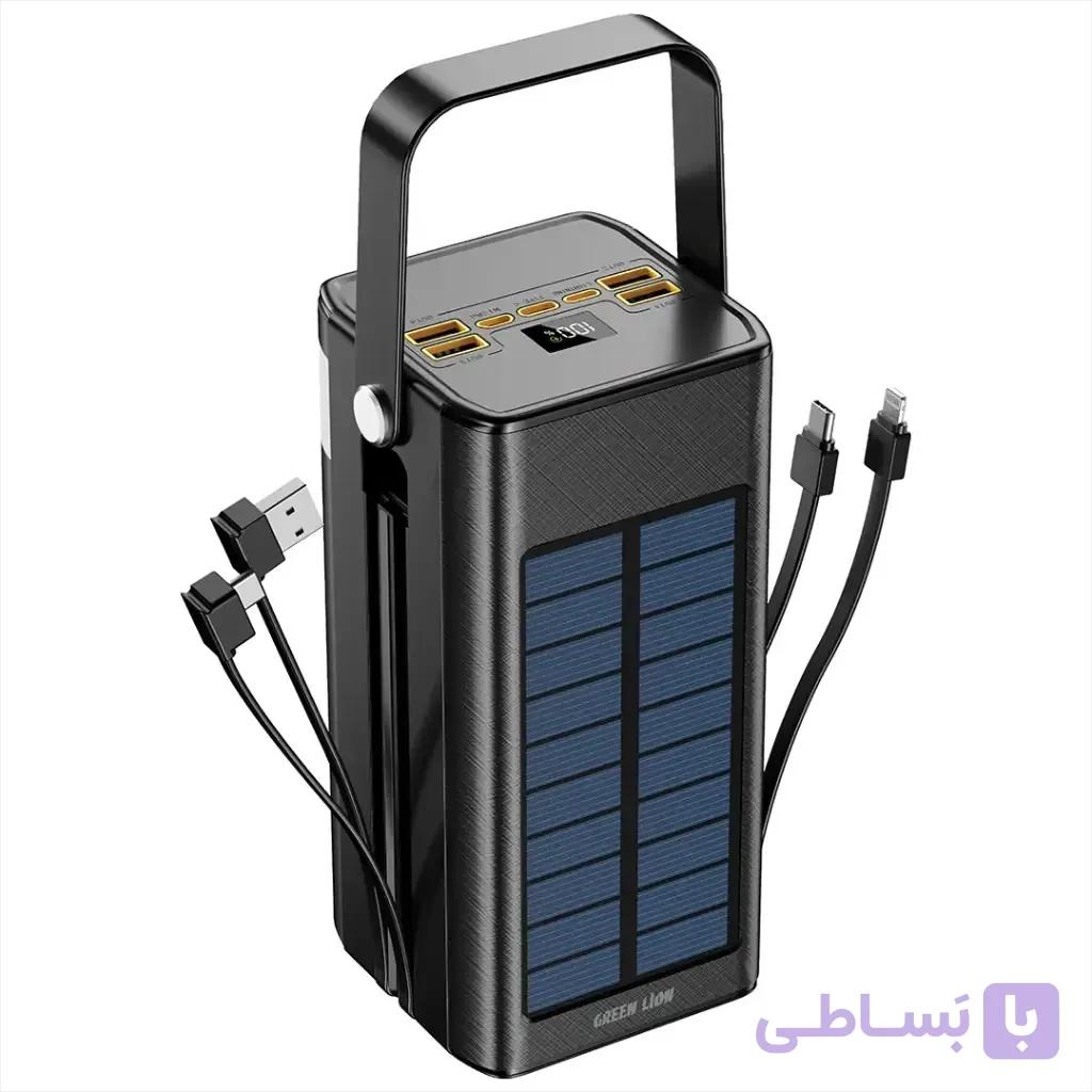پاوربانک خورشیدی ایکس گرین لاین مدل GNSOLXPB80BK — تصویر 1