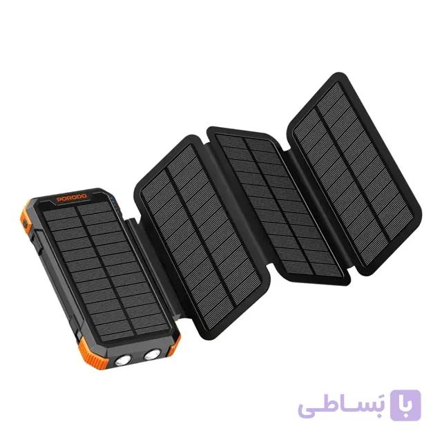 پاوربانک خورشیدی پرودو 20000mAh مدل PD-PBFCH070-BK — تصویر 1