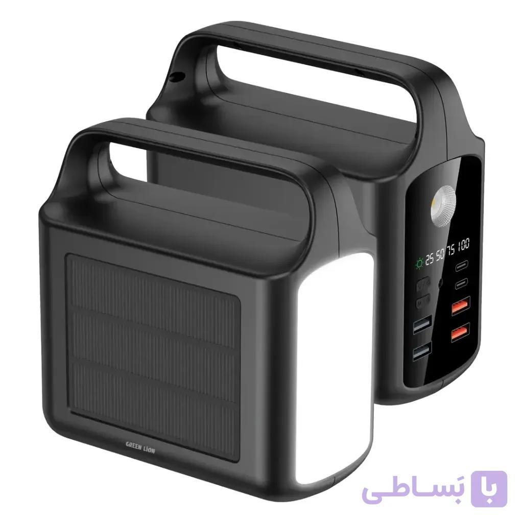 پاوربانک خورشیدی اکستریم گرین لاین مدل GNPXB8S80KBK — تصویر 1