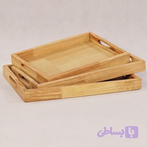 سینی دسته دار مستطیل متوسط